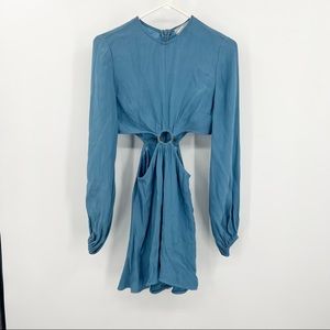 Finders Blue Cut Out Romper Small